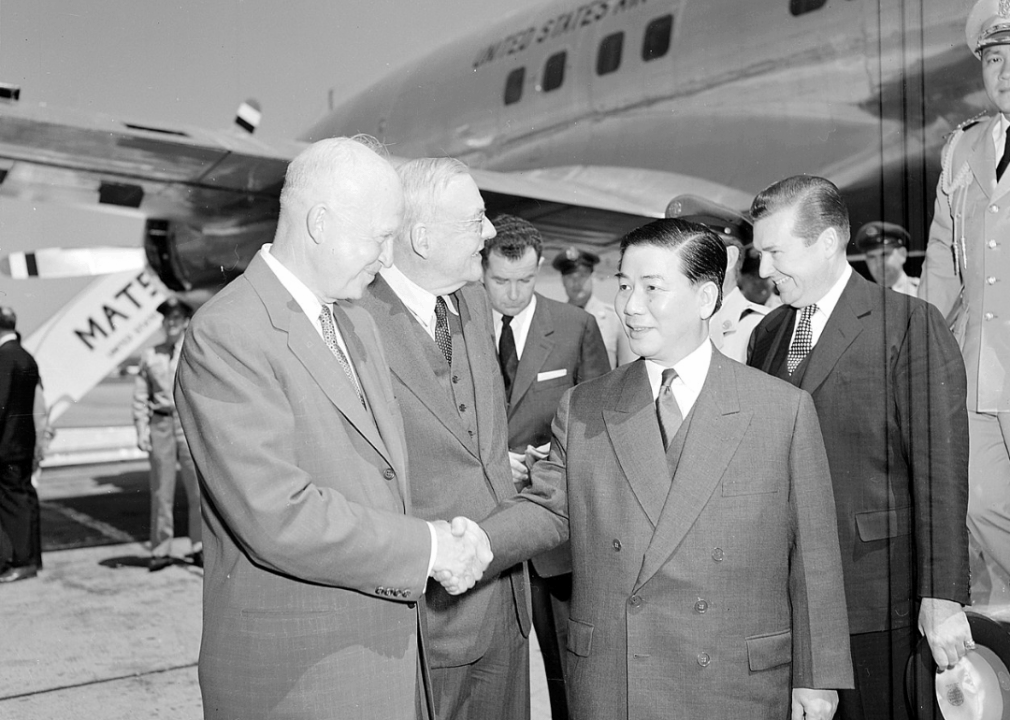 1955: Eisenhower deploys advisors to South Vietnam